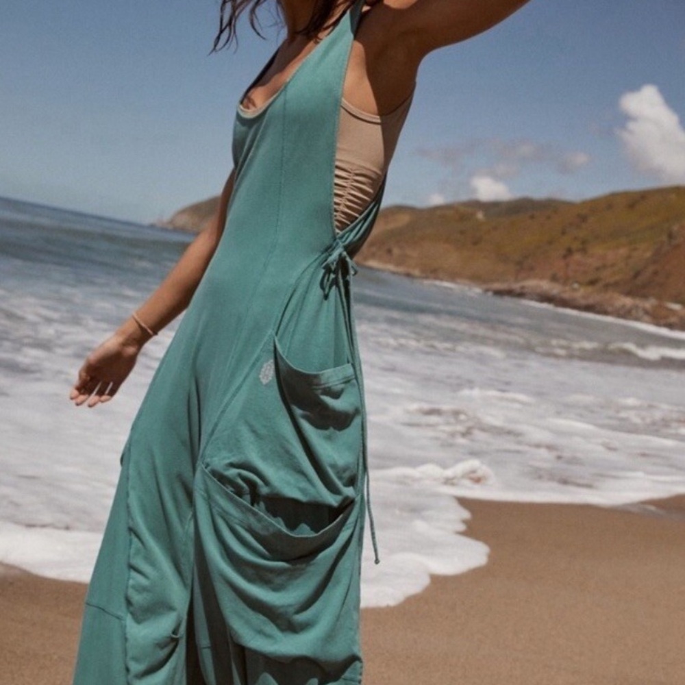 Free People Infinity Onesie Vintage Green